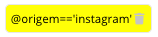 O diálogo será executado apenas se a entidade "instagram" for acionada.